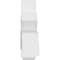 Ekena Millwork Alberta Architectural Grade PVC Gable Bracket, 84"W x 21"H x 6"D x 6"F, 6/12 Pitch GBP084X21X0606ALB00 - alternate 3